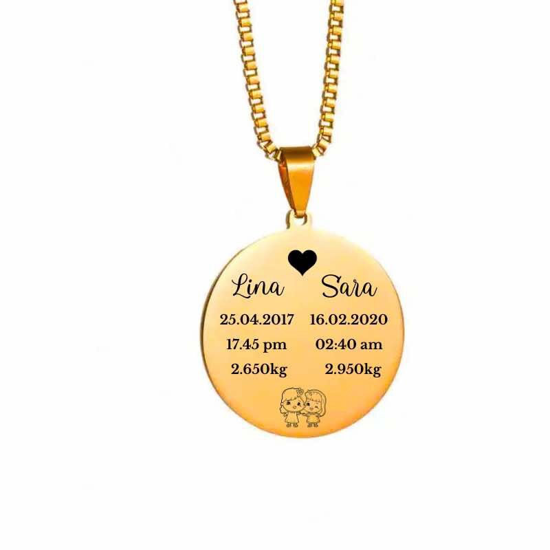 Colar Circulo Personalizado de aço inox - Image 9